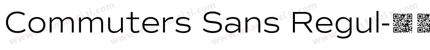 Commuters Sans Regul字体转换